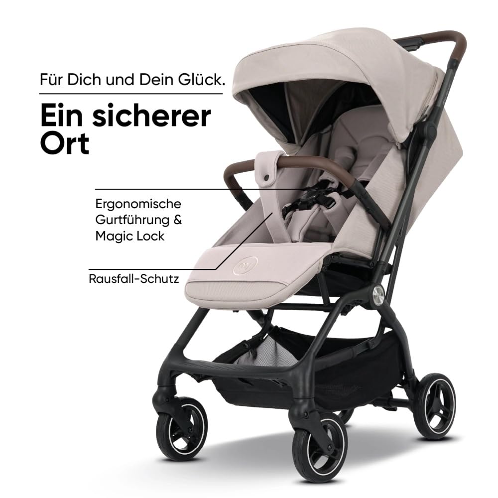 my junior Buggy PICO³ bis 22kg Einhand AutoFold-Klappmechanismus Ergonomische Liegeposition UV50+ Sonnenverdeck Handgepäckmaß
