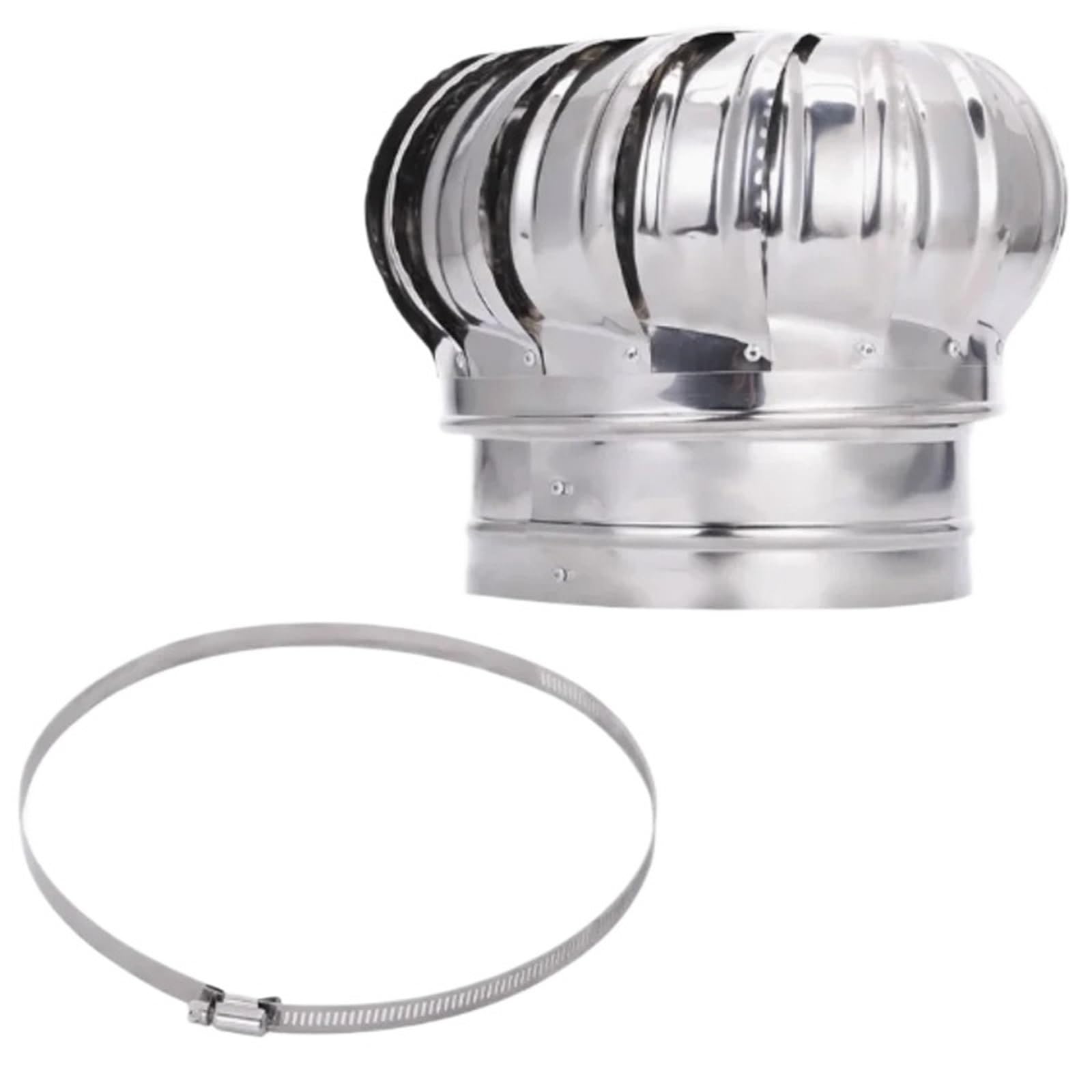 Ventilador de techo turbina eólica acero inoxidable 304