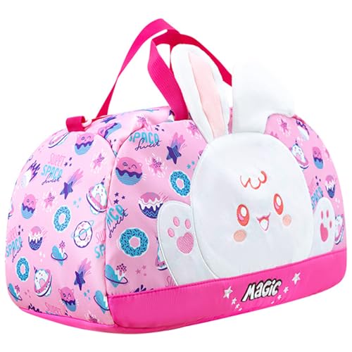 Suweir Sporttasche Kinder Schwimmtasche Mädchen Wasserdicht Reisetasche Weekender Badetasche Niedlich Outdoor Fussballtasche Duffle Bag für Fitness, Sport, Schule, Reisen