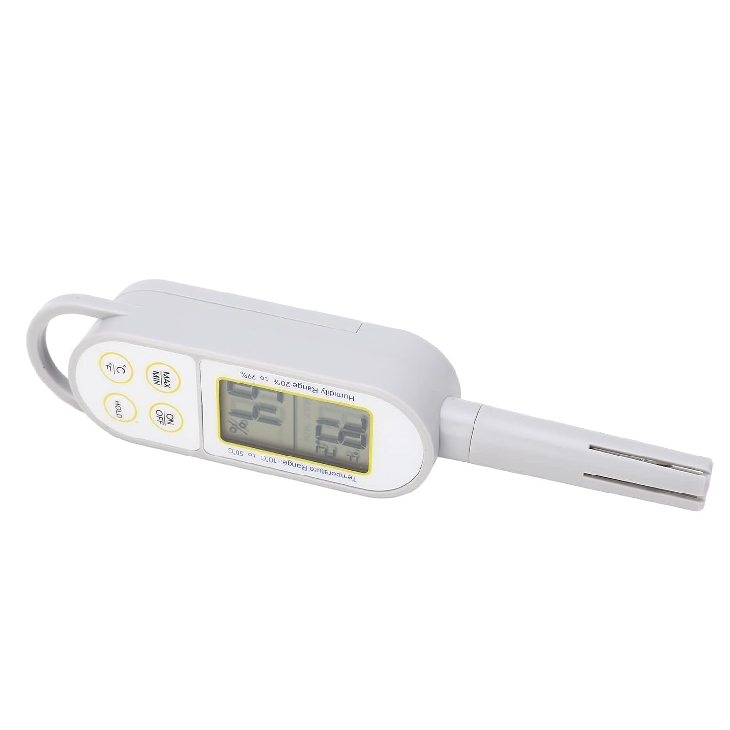 R-TEK Digital Hygrometer 2 in 1 Digital Temperature Humidity Meter Handheld Temperature Humidity Meter Min/Max Value, Data Hold C/F Digital Psychrometer for Industry, Agriculture etc - Image 5 thumbnail