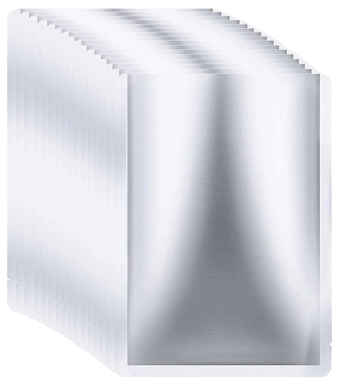 1 Quart Mylar Bags 16 * 23CM, 5 Mil Mylar Bags for Food Storage Coffee Beans Dry Food, Thick Sealable Mylar Bag Medium Size, 100 Pieces 1 Quart Mylar Bags 16 * 23CM, Bags for Food Storage Dry Food