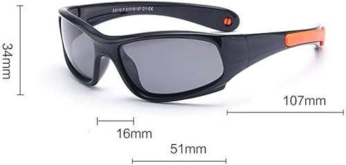 Miniatura 7 de COOLSOME Gafas de sol polarizadas flexibles con protección UV para niños y niñas de 3 a 10 años con correa