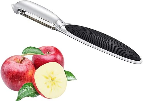 Miniatura 3 de Peladores de verduras en forma de Y y en forma de I para cocina, multiusos para zanahoria, manzana, verduras, frutas, con mango antideslizante y