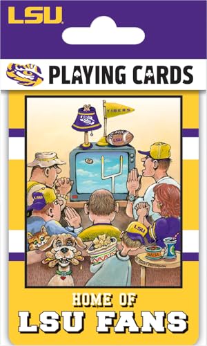 Image of Masterpieces LSU Tigers Playing Cards Deck - Official NCAA Unique Fan Merchandise - Ages 4+