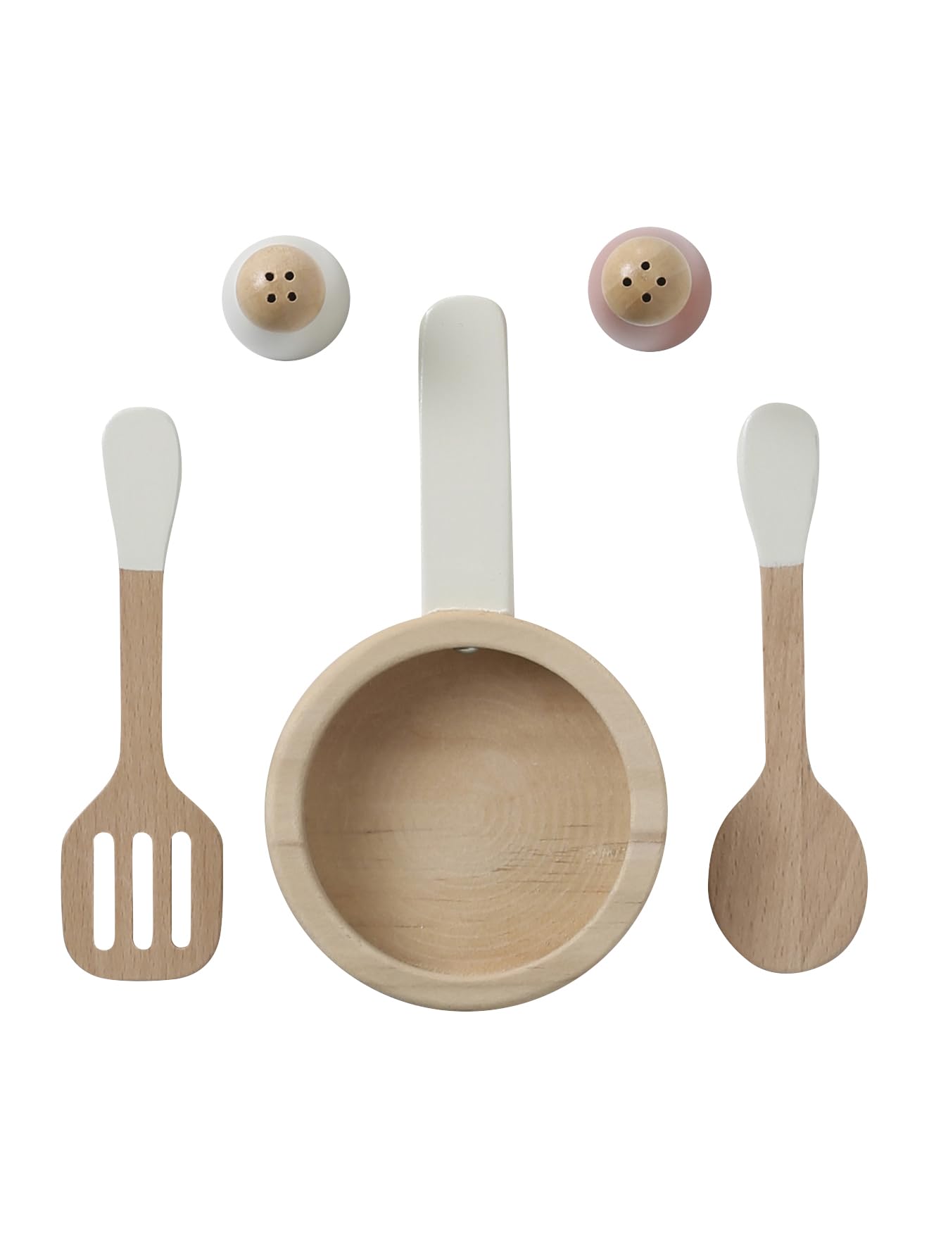 VERTBAUDET Jouet Enfant Cuisine avec Accessoires Bois FSC Vert Sauge TU