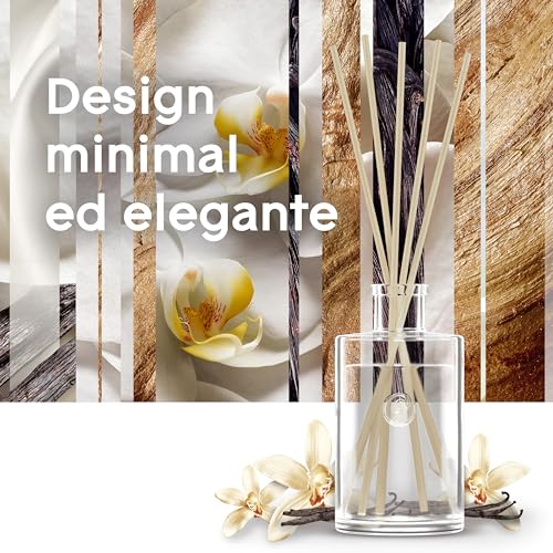 Glade Diffusore A Bastoncini, Profumatore Per Ambienti Con Oli Essenziali, Fragranza Romantic Vanilla Blossom, Confezione 3 Diffusori Da 50Ml - 8