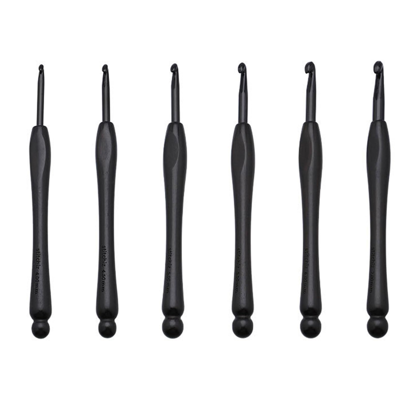 20 unidades 2 0-7 0 mm gancho de ganchillo ergonómico gancho de ganchillo multifuncional gancho de aguja de punto para manualidades