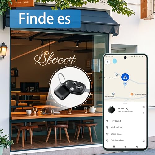 Air Tag Android,Tracker,Bluetooth Smart Tag kompatibel mit Google „Find My Device“ APP (nur Android), Geeignet für Gepäck Koffer, Schlüssel, Rucksäcke, Haustier und andere, Schwarz-4 Packs – Bild 5