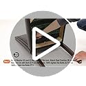 DUMOS Upholstered Dining Chairs,Set of 2 PU Leather Dining Room Kitchen Chair with Nailhead Trim and Wood Legs, Modern Side Chairs for Living Room-Brown