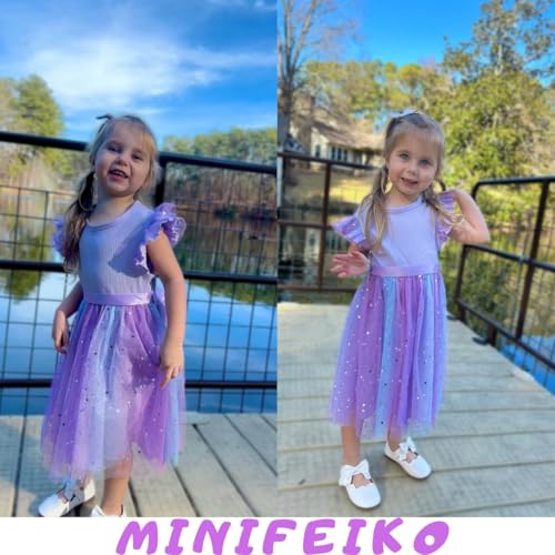 Toddler Girl Summer Sleeveless Tulle Dress 1-5 Years2