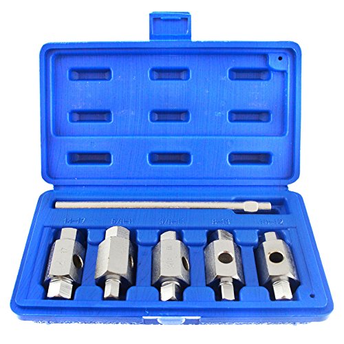 Drain Sump Plug Key Tools for Engines Axles Gear Box Car Repair Oil Change 5pc