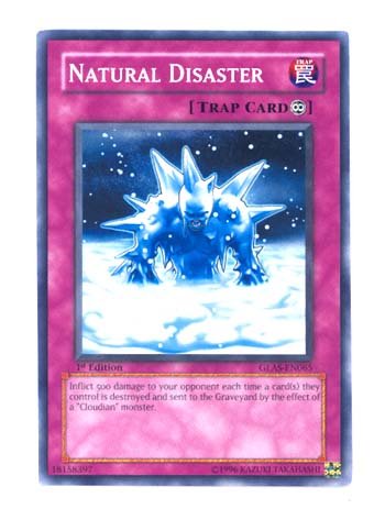 Yu-Gi-Oh! - Natural Disaster (GLAS-EN065) - Gladiators Assault - 1st Edition - Common