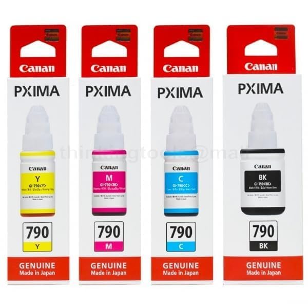 GI-790 Original Ink Compatible with Pixma Suitable for Canon G1000, G1010, G1100, G2000, G2002, G2010, G2012, G2100, G3000, G3010, G3012, G4000, G4013 Printers (GI-790 Og Ink Set)-image-16