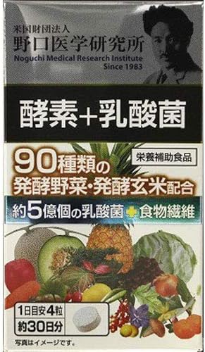 Noguchi Medical Research Japan Noguchi Medical Research Institute Enzyme + lactic Acid 120 Capsules