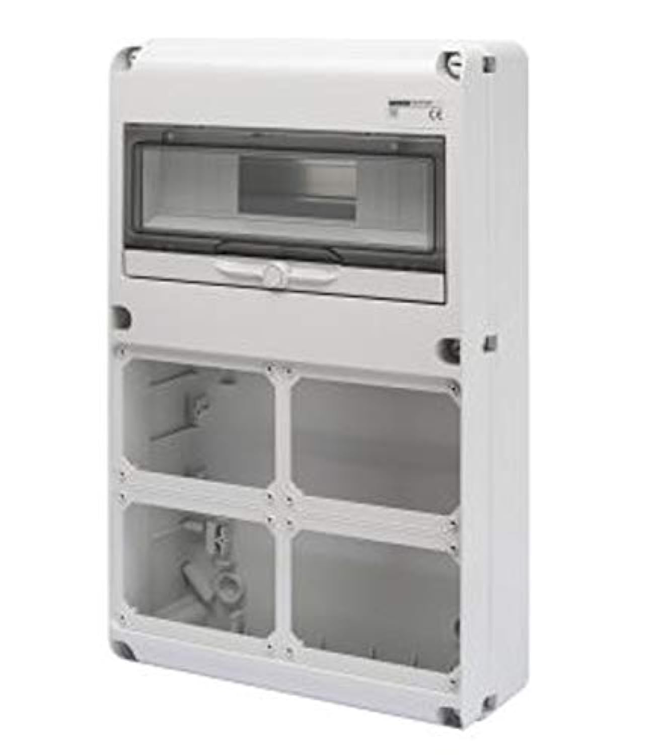 Q-DIN14 LEERGEHAEUSE FÜR 4 STECKD. IP65