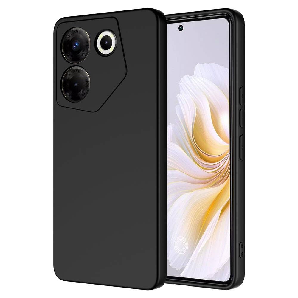 Zore Tecno ile uyumlu Camon 20 Pro 5G Kılıf Zore Mara Lansman Kapak Siyah