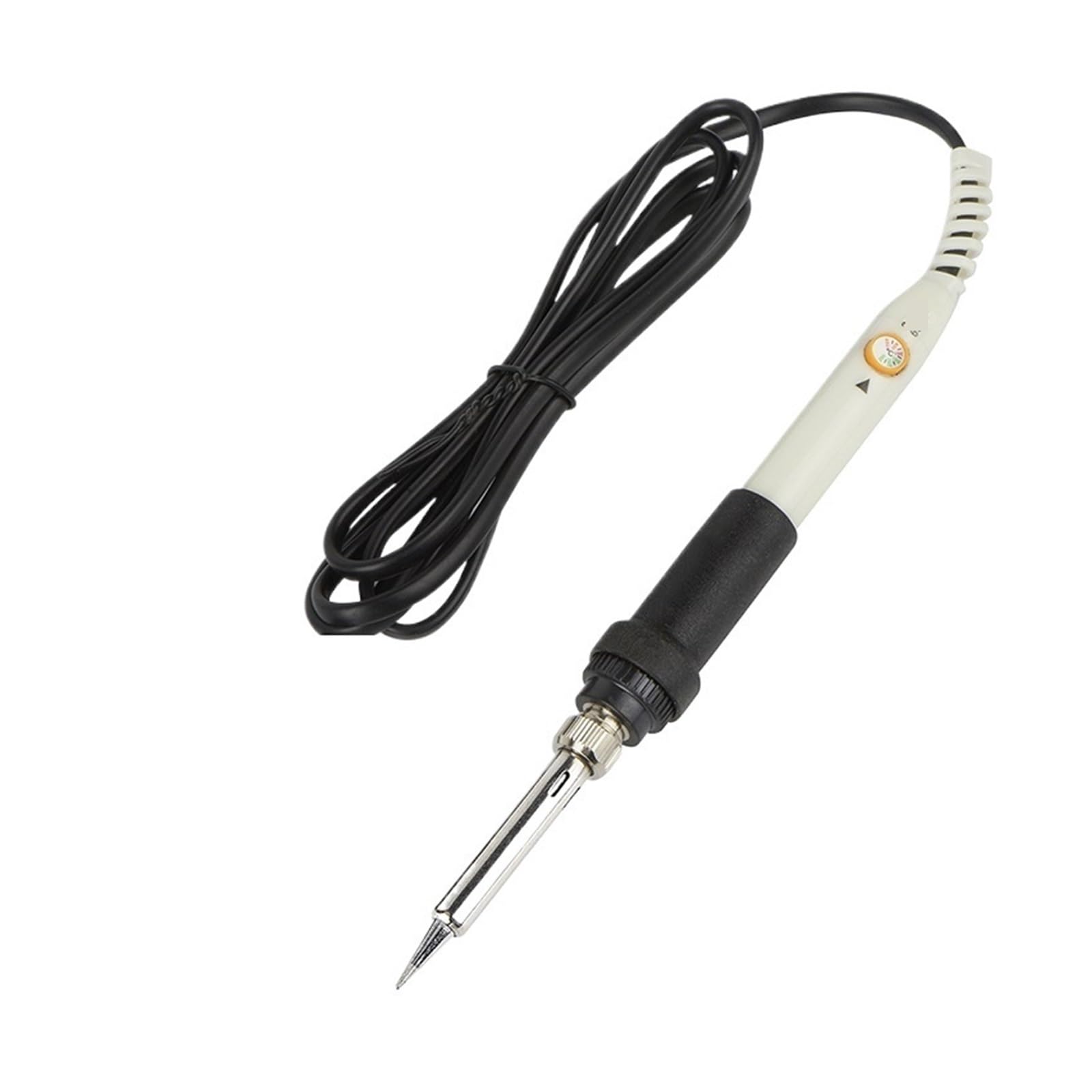 60W Electric Soldering Iron Adjustable Temperature Solder with Quality Tips and Kits Precise Heating(White)