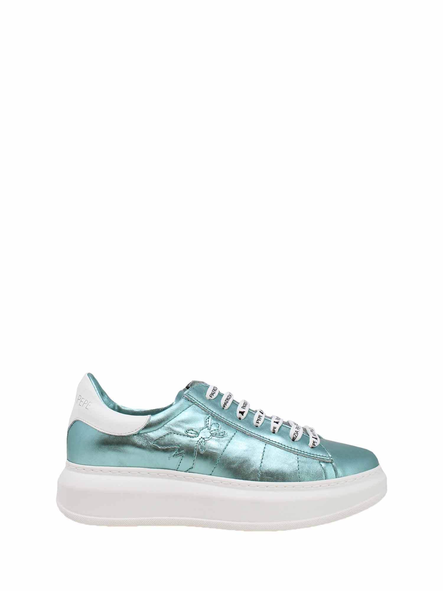 Baskets enfant vert PATRIZIA PEPE modèle Ppj51 chaussure mode junior