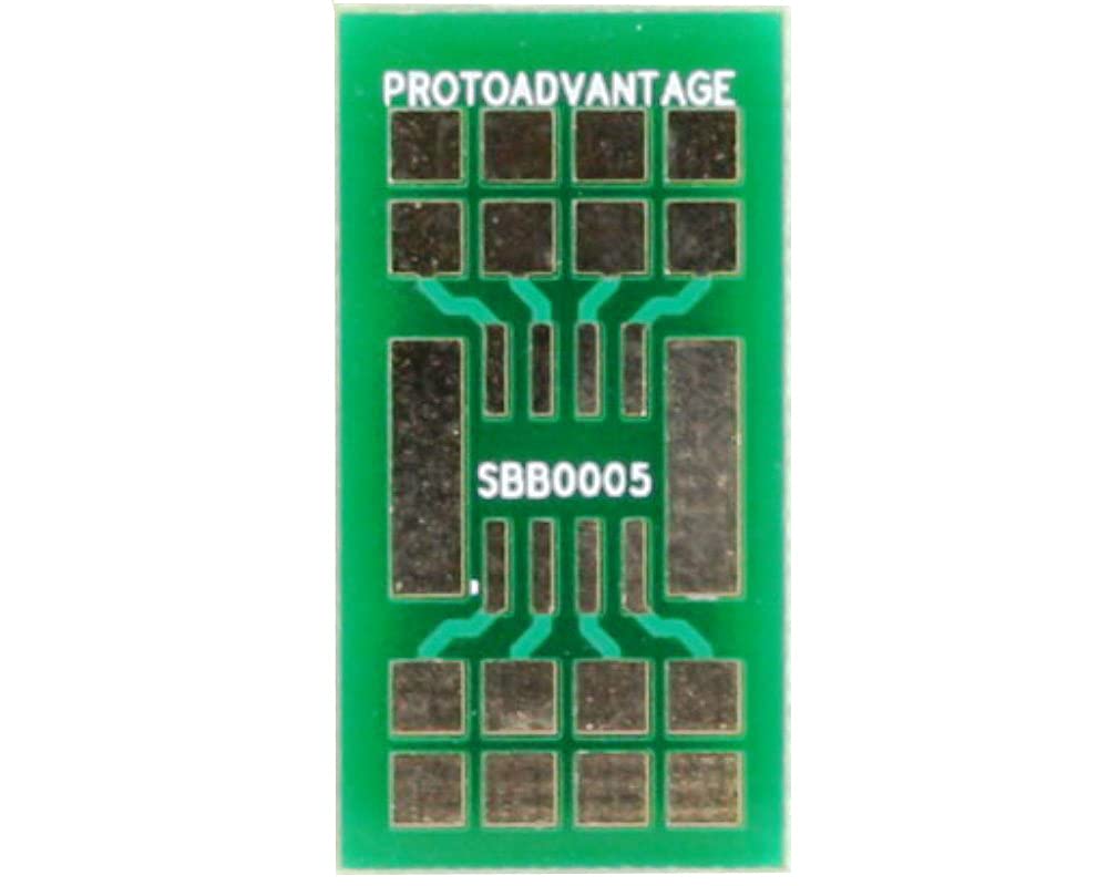 Adaptador SOIC-8 SMT Proto-Advantage para integrar componentes superficiales en breadboard 2
