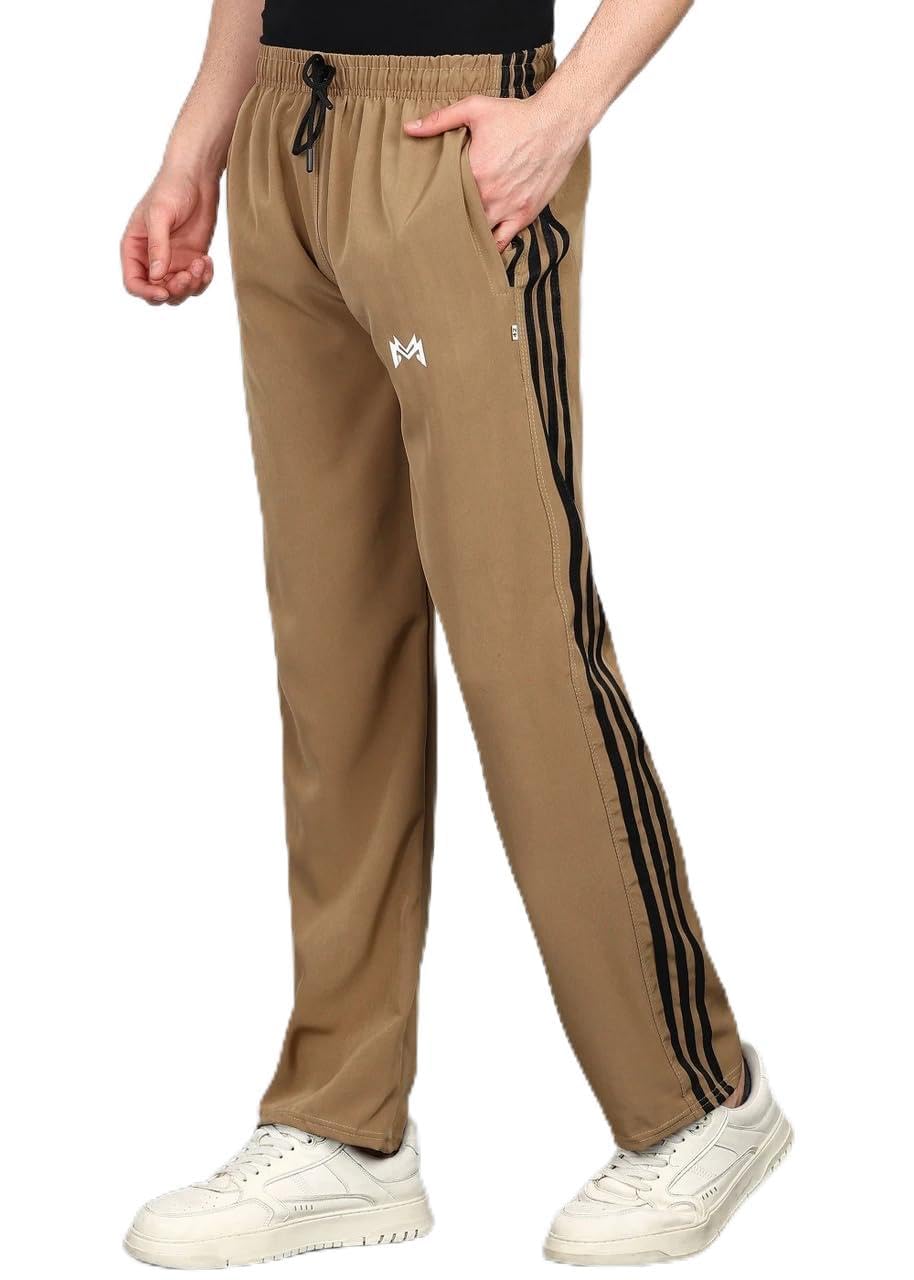 Polyester Blend Track Pant with Side Stripes for Boy's | Comfortable & Stylish Activewear-picture-13