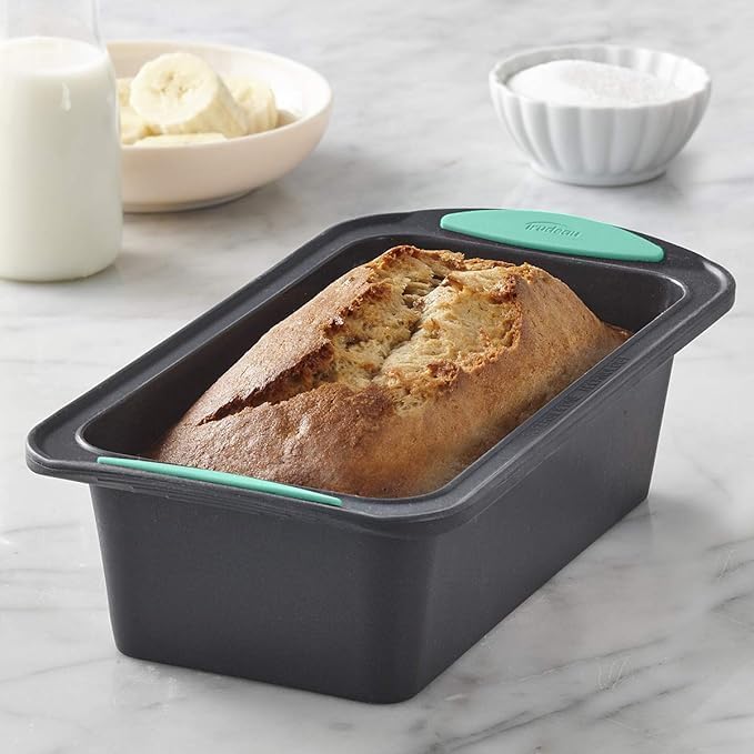 Food-Grade Silicone Loaf Pan, Heat Resistant Non-Stick Flexible Baking Mold, Easy Release Tray for Homemade Banana Bread, Toast, Pound Cake & Meatloaf