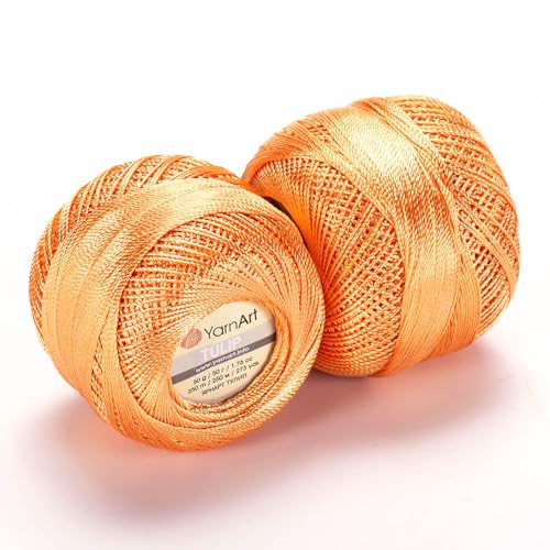 Image of YanrArt Tulip%100 Microfiber Silky Yarn - Suitable for Summer Clothes and Home Accessories Curtains, Runners, Tablecloths - S. Fine(1) Weight Yarn - 1.70 Oz, 273 Yds (431)