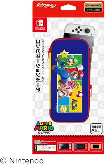 Nintendo Switch Family Combination Pouch, Super Mario, Fun Version