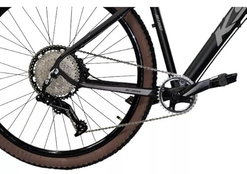 Bicicleta Aro 29 Ksw 12v Suspensão C/Trava Freio Hidráulico. (Preto/Prata, 17)