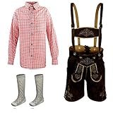 lederhose 104 willhaben Größe fällt klein aus, bitte eine Nummer größer wählen.3tlg. SET Lederhose,Hemd,Socken