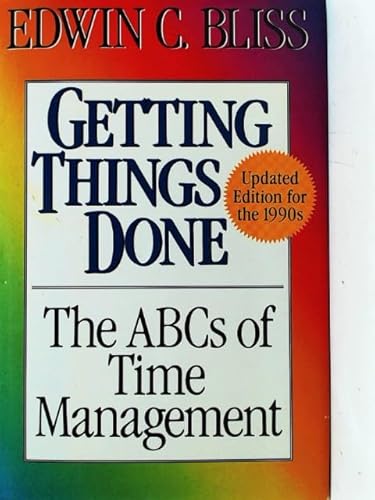 Getting Things Done: The ABCs of Time Management 0684191970 Book Cover