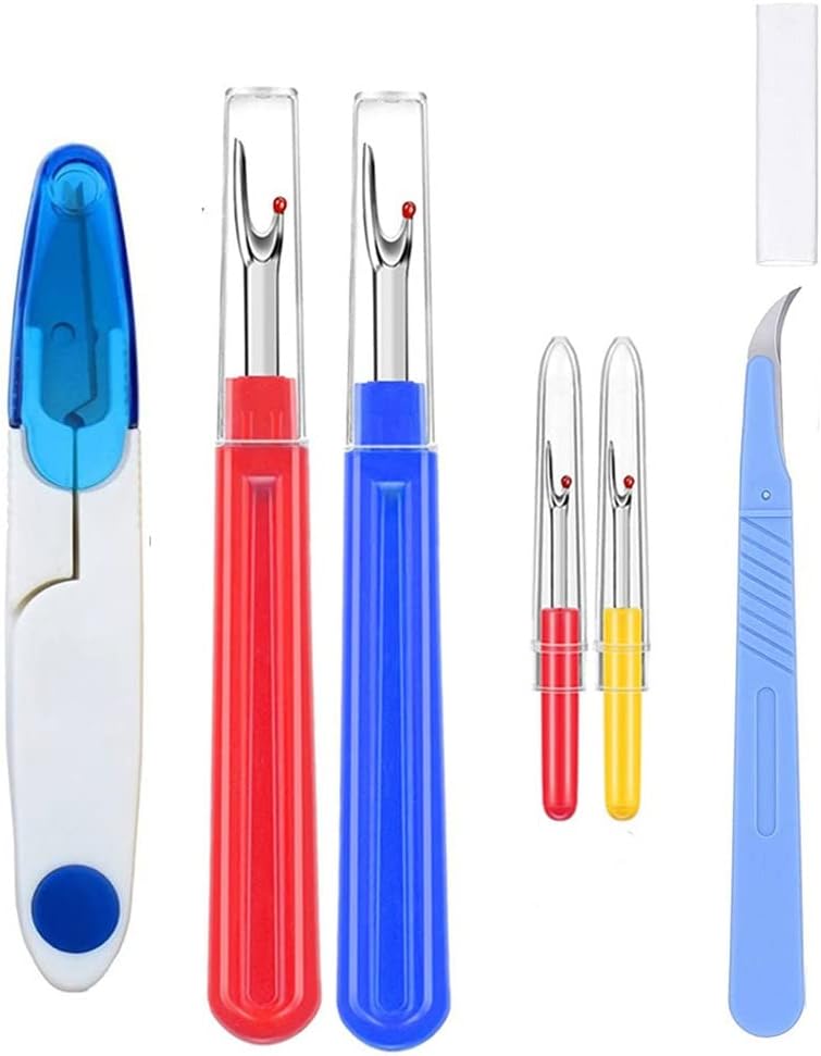 Thread r Kit Big and Small Seam Ripper Kits Stitch Thread Unpicker for Embroidery Sewing Supplies (Color : B Size : As Shown)