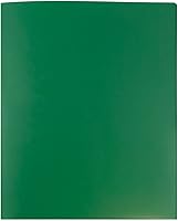 Vista 137 de JAM PAPER Heavy Duty Plastic Two Pocket Extra Tough School Folders - Blue - 6/Pack