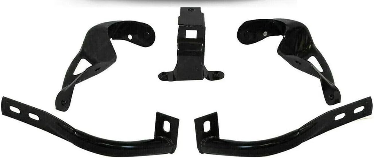 Front Bumper Kit Fit for Chevy Silverado 1500 1999-2002/Suburban Tahoe 2000-2006 Bumper Grille Cover Headlight Kit