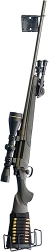 Miniatura 2 de Safety Storage Accesorios para pistola Mount Anywhere - Estante de metal recubierto de vinilo para rifle de escopeta (fabricado a mano en Estados