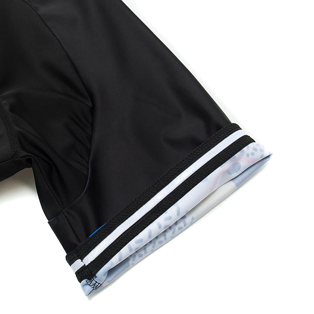 Moxilyn Conjunto de maillot de ciclismo de manga corta para hombre, camiseta de ciclismo, camiseta de manga corta + pantalón de ciclismo con gel 9D, chaqueta y pantalón de ciclismo originales de gasa