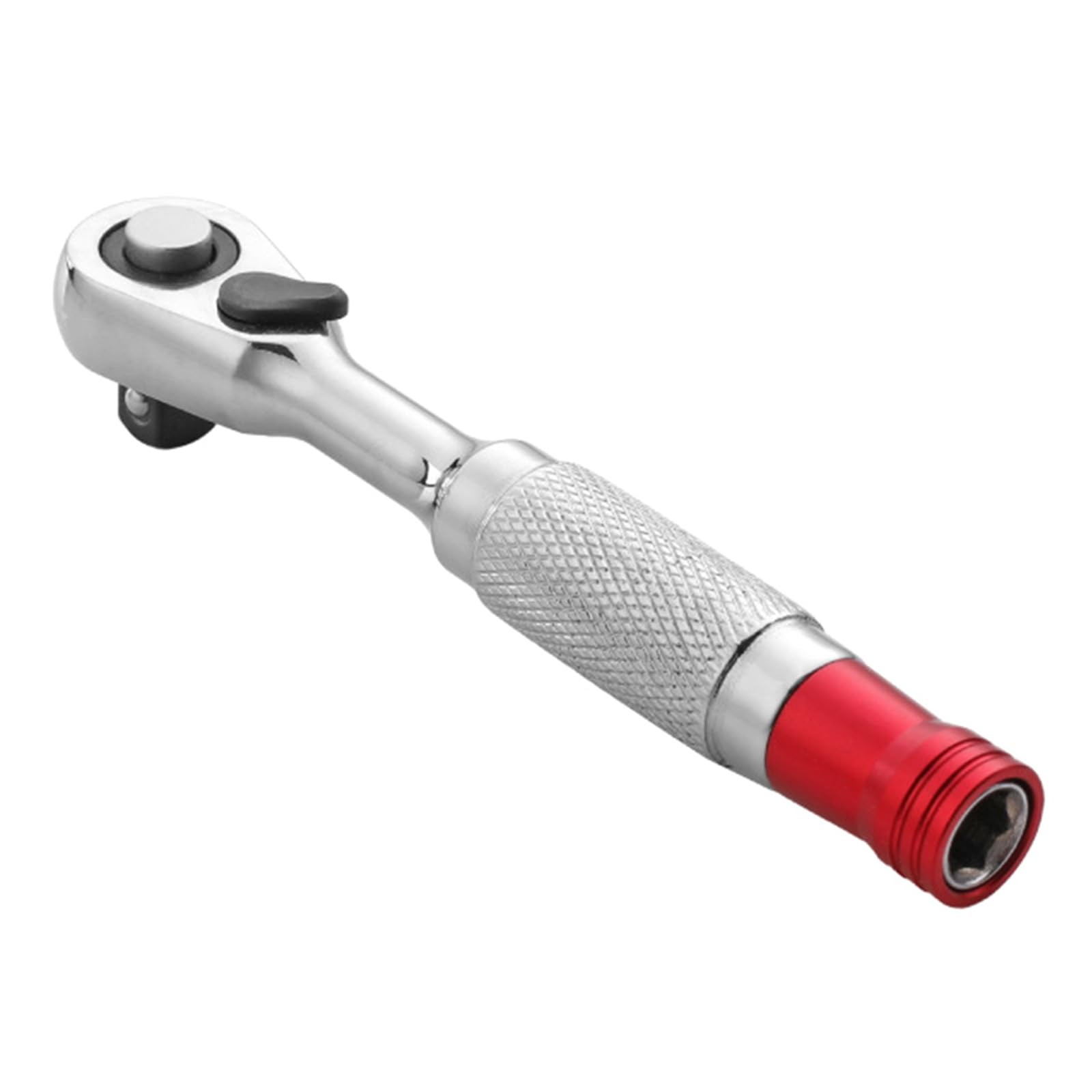 Space Saving Spanner 1/4" Drive Ratchets Handle Hand Tool for Mechanics Wrench for Narrow Space Ratchets Wrench