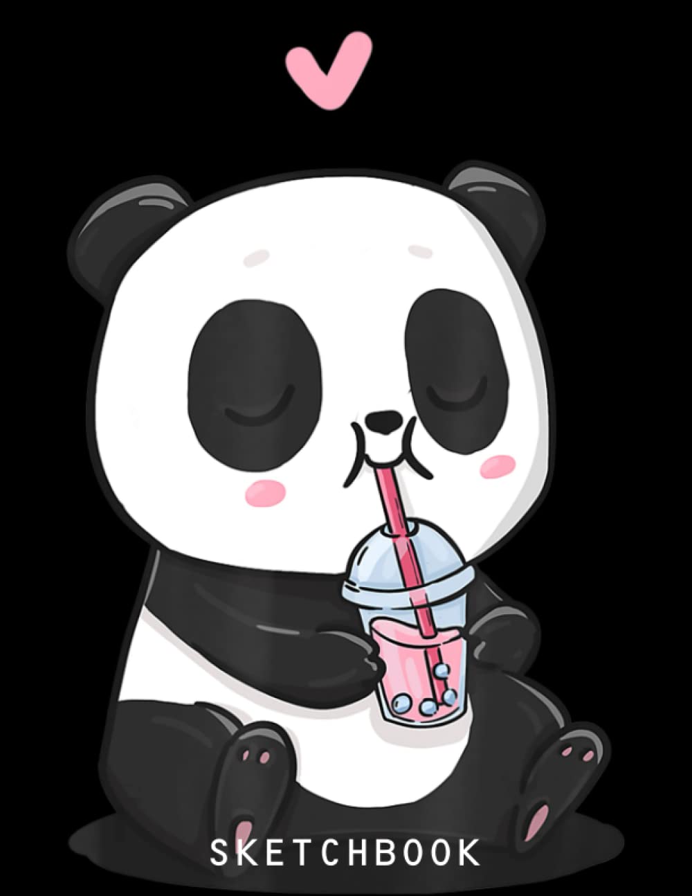 Buy Cute Anime Panda Is Drinking Boba Bubble Tea L Funny Kawaii ...