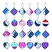 Dora Sicom 24 Pcs Mini Push Pop Fidget Toy Portachiavi, Mini Pop Fidget Toy, Mini Rainbow Tie Dye Bubble Sensory Silicone Toy, L'autismo ha bisogno di un gioco di logica tattile per bambini