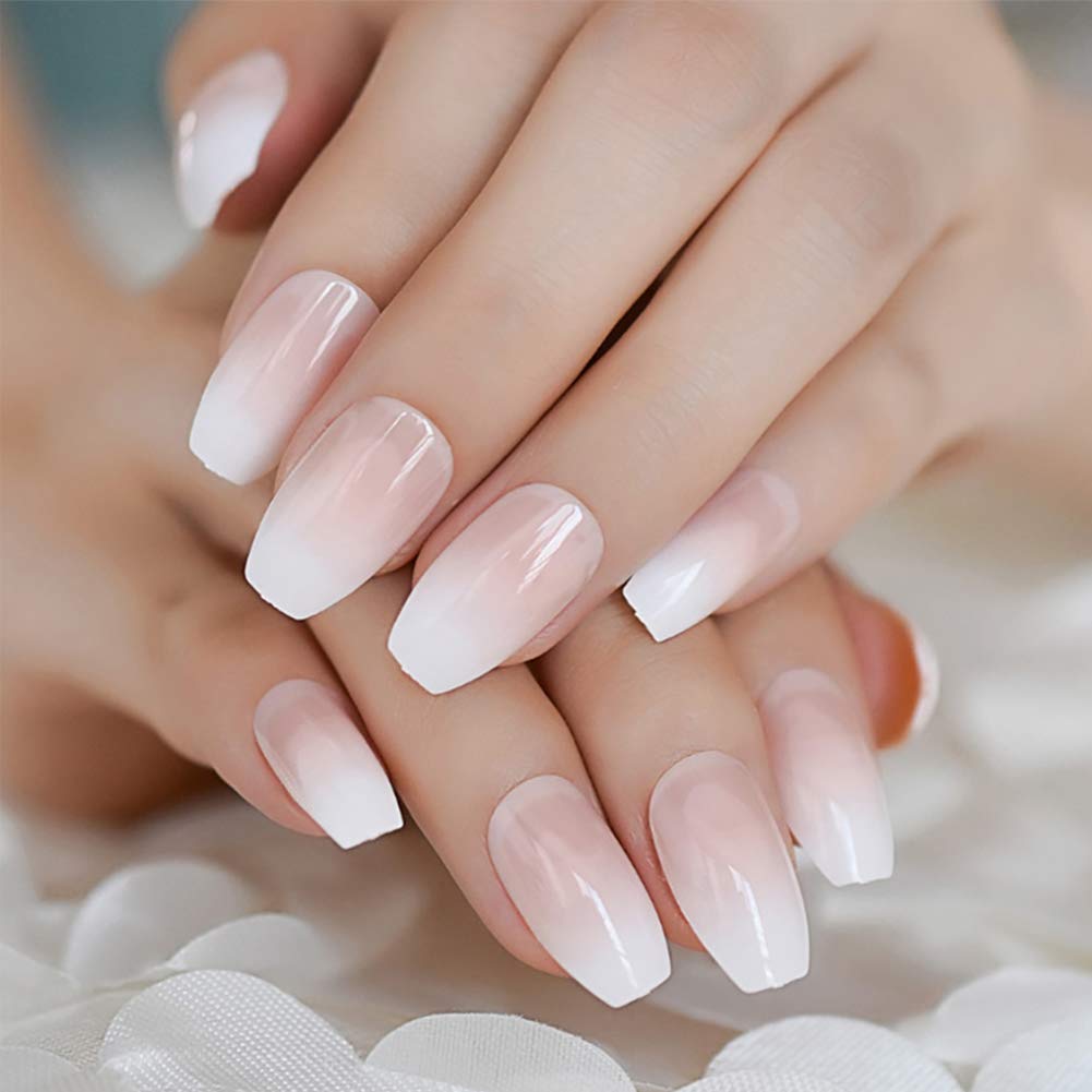 Buy Laza 24pcs French Nails Ombre Ballet Coffin Full Cover Glitter Gradient Color Medium Acrylic Nail Kits Sets For Daily Use Silver Pearl Online At Low Prices In India Amazon In Buy Laza 24pcs French Nails Ombre Ballet Coffin Full Cover Glitter Gradient Color Medium Acrylic Nail Kits Sets For Daily Use Silver Pearl Online At Low Prices In India Amazon In