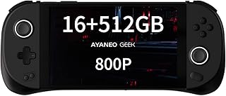 AYANEO GEEK (AMD R7-6800U)- 7 Inches Handheld PC Game Console Win 11 Laptop Touch Screen PC Video Game Console, CPU AMD Ryzen 7 6800U Processor Tablet PC,16GB RAM, 512GB Storage (1280 x 800 Screen)