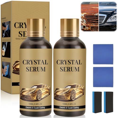 2PCS 100ML PTZ Crystal Serum Cera Líquida de Grafeno para Autos miniatura 1