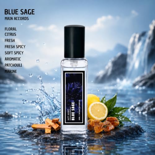 Image of Unisex Perfume Combo | Perfume for Women And Men | 4x20ml | Fresh, Strong & Sweet Premium Fragrance | Blue Sage, Icy Flame, Glamour, Classy