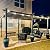 Domi 11’ X 16’ Outdoor Retractable Pergola with Weather-Resistant Canopy Aluminum Garden Pergola Patio Grill Gazebo for Courtyard