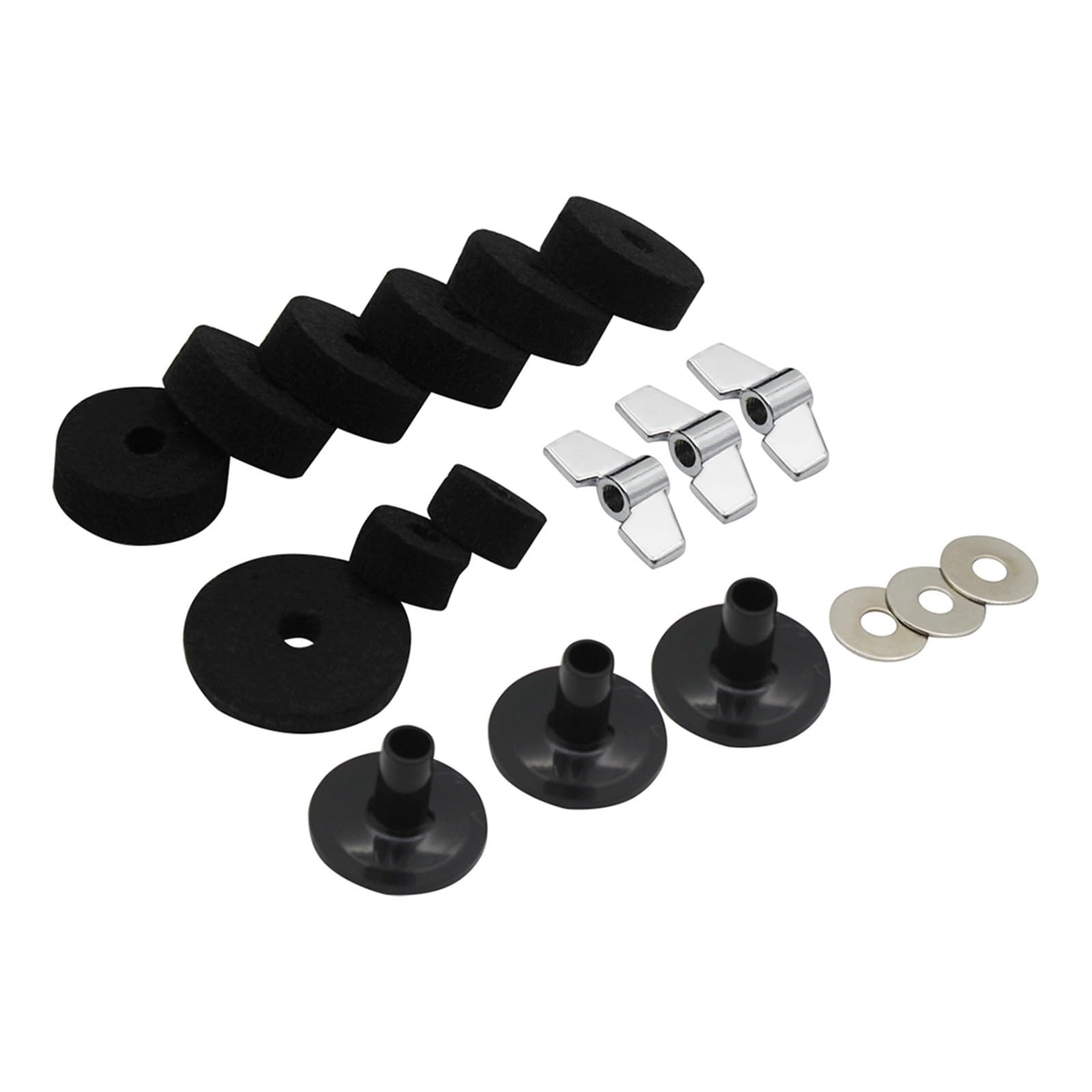 Soporte For Platillos, Almohadillas De Fieltro, Mangas, Tuercas