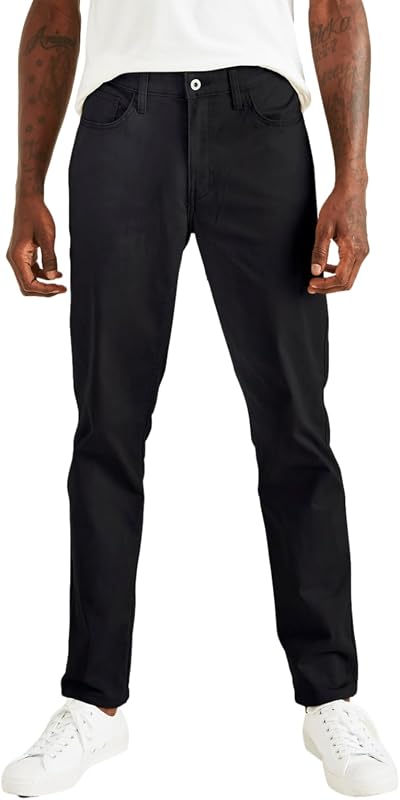 Dockers Pantalones técnicos para todas las estaciones con corte recto para hombre