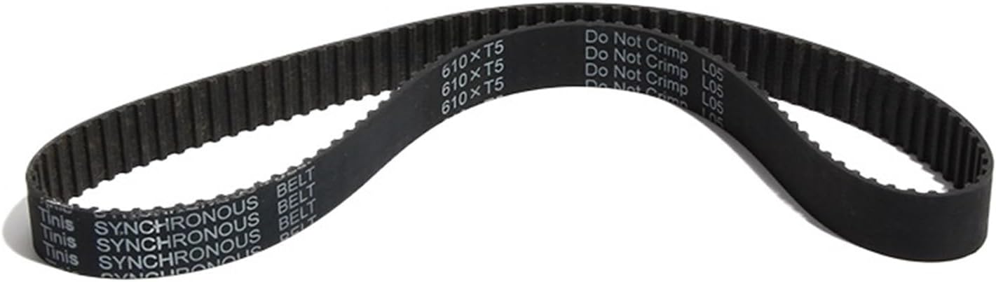 T5 Type Belt T5-240/245/260/280/300 Black Rubber Belt 10/15/20/25/30/35/40/45/50mm Belt Width Transmission Pulley Belt