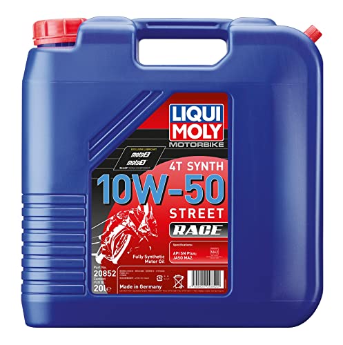 Amazon | LIQUI MOLY 2輪車用 エンジンオイル StreetRace 全合成油 10W