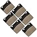 Caltric Front Rear Brake Pads Compatible with Suzuki Vl1500 Vl-1500 Vl 1500 Intruder 1998-2001 Front Rear Pads