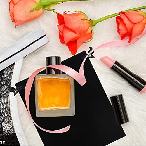 kuou 10 Pcs Jewellery Pouches, 12x15cm Black Velvet Drawstring Bag Big Size Jewellery Gift Bags for Jewelry Gift ID Card Passport Packaging