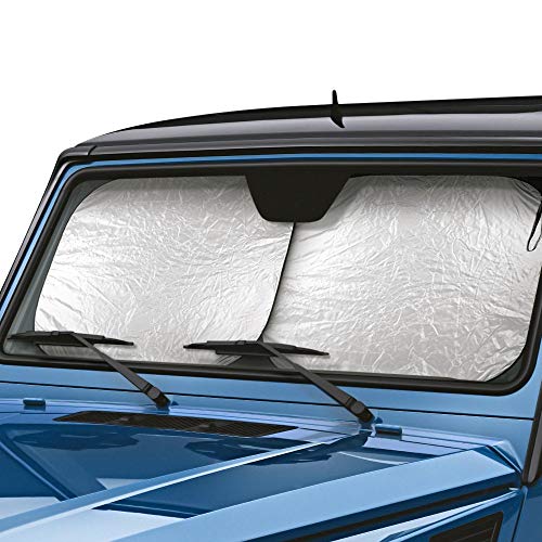 Custom Accessories 17951 28 1/2-Inch x 31 1/2-Inch Nylon Loop Solar Shield Sunshade, 2 Piece